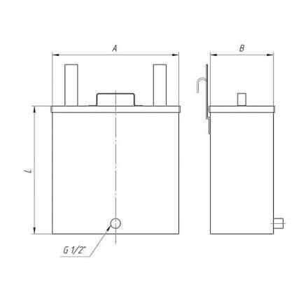 Бак Ferrum Комфорт навесной для печи 40 л в Орше