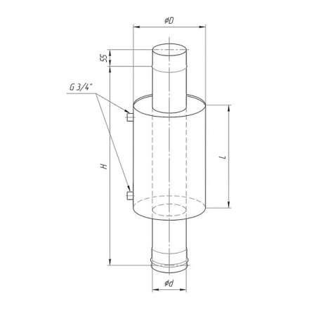 Бак Ferrum Комфорт для печи с водяным контуром 7 л в Орше