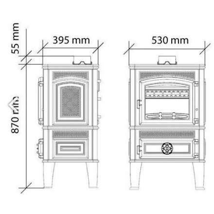 Чугунная печь Ferguss Magma Cook в Орше