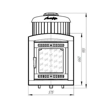 Печь банная ProMetall Атмосфера L в ламелях Жадеит в Орше