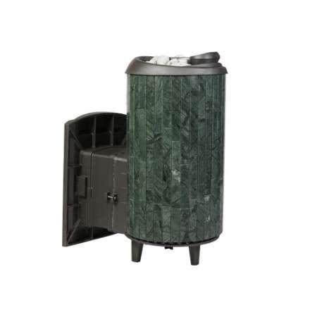 Печь банная ProMetall Атмосфера L+ в ламелях Верде Гватемала наборный рисунок в Орше