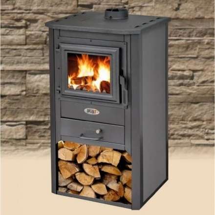 Печь-камин Blist Oganj N чугунная дверца серая фото в Орше