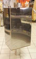 Бак самоварный Прямоугольный d115 мм, 80л; AISI430- 1,0мм в Орше