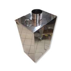 Бак самоварный Прямоугольный d115 мм, 80л; AISI430- 1,0мм в Орше