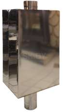 Бак самоварный Прямоугольный d115 мм, 80л; AISI430- 1,0мм в Орше