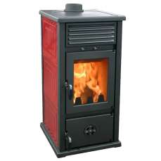 Купить Печь THERMO VESTA PLUS красная (с теплообменником) в Орше в Орше