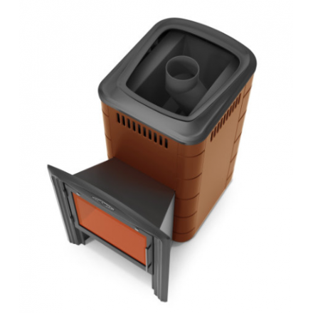 Печь для бани Термофор Тунгуска 2017 Inox Витра терракота фото в Орше