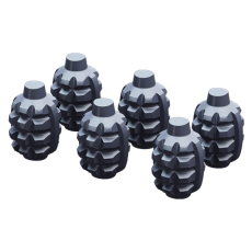 Комплект чугунного заряда (граната) 6шт купить в Орше