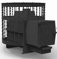 Чугунная банная печь Kennet Бастион 22 сетка витая в Орше