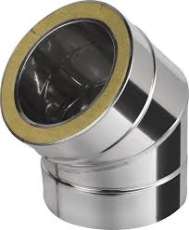 Сэндвич-Колено (Отвод) 45 304/430 0.8, изол. 50 мм купить в Орше