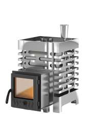 Печь для бани Везувий ASTON 12 INOX стекло Амазонка бай фото в Орше