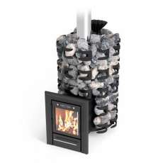 Печь для бани Семирамида Inox Люмина антрацит купить в Орше