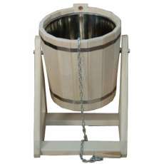 Обливное ведро  15 л с перел.устр нерж.вст ЛИПА ТЕРМО купить в Орше