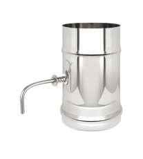 Шибер нерж. поворотный (AISI 430/0,5мм) купить в Орше