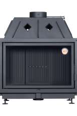 Каминная топка Экокамин Альфа 1000 B подовая черный шамот в Орше