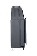 Каминная топка Экокамин Альфа 1000 B подовая черный шамот в Орше