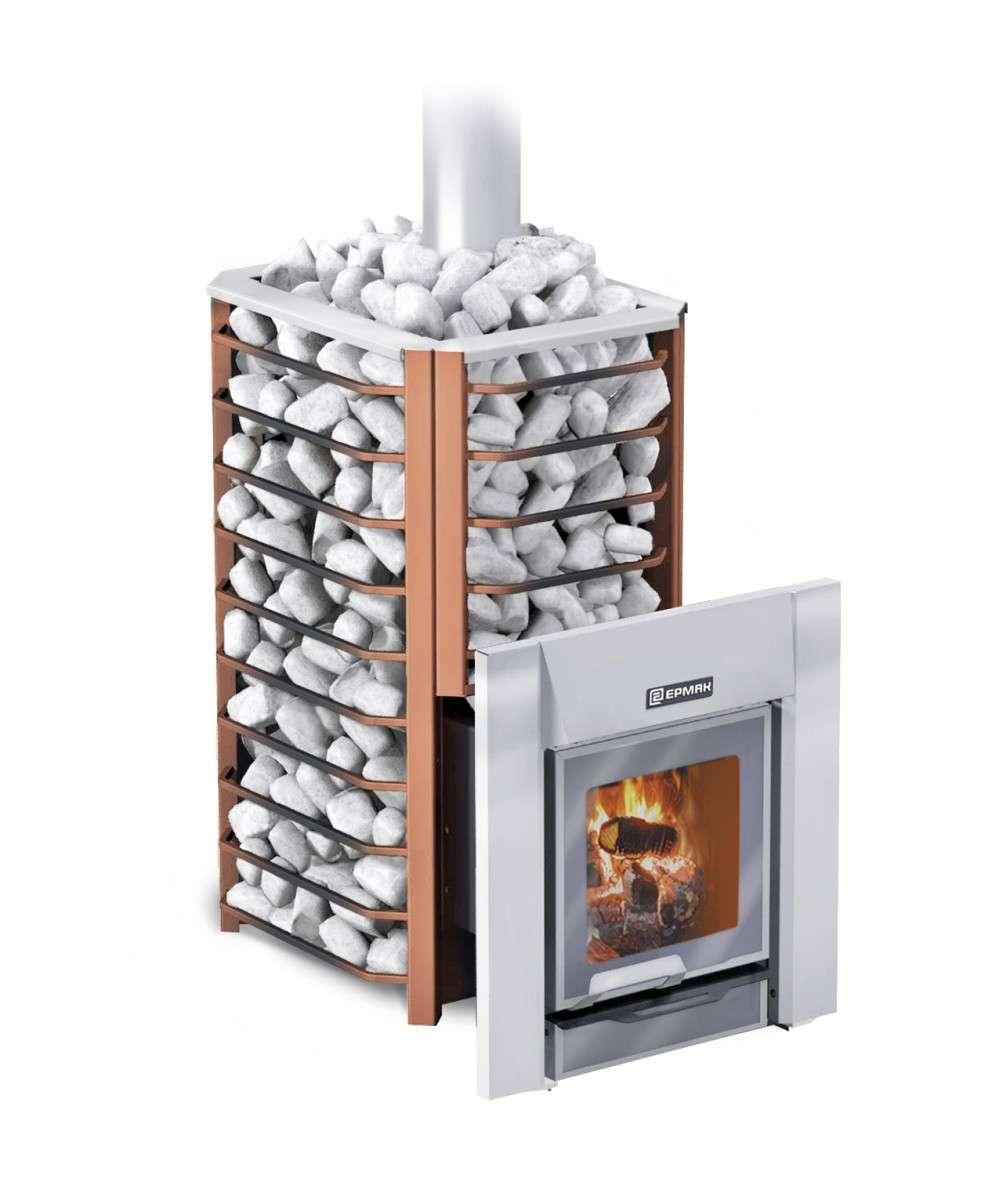 Печь банная ЕРМАК 16 Сетка Премиум Сталь Амазонка бай фото в Орше