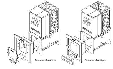 Печь банно-отопительная Ермак Cube 16 в Орше