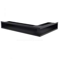 Решетка люфт угловая левая 547х766х90 (графит) Амазонка бай фото в Орше