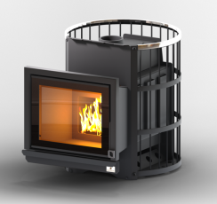 Печь для бани КРОНОС Колизей 24 ВСЧ Панорама Амазонка бай фото в Орше