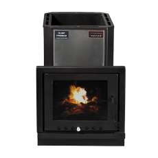 Купить чугунную Печь для бани КРОНОС Олимп Премиум 16 ВСЧ Панорама Амазонка бай фото в Орше