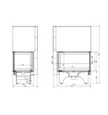 Каминная топка KFD ECO iLUX 90 LH/RH в Орше