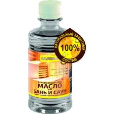 Масло для защиты полков в саунах и банях SAFORA / 0,25 л купить в Орше