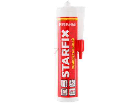 Герметик универсальный STARFIX прозрачный в Орше
