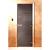 Дверь для сауны Doorwood Сумерки Графит прозрачный 1800x700 (стекло 8 мм, 3 петли) купить в Орше