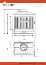 Каминная топка EVEREST U10 в Орше