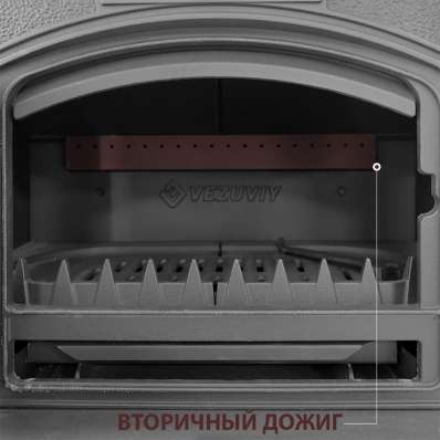 Печь-камин Везувий KZ-14S Антрацит в Орше