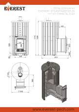 Печь для бани Эверест Steam Master 24 ЧУГУН Ламель Талькохлорит в Орше