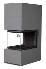 Камин Родос 900 ГРАФИТ, шамот черный в Орше