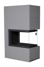 Камин Родос 900 ГРАФИТ, шамот черный в Орше