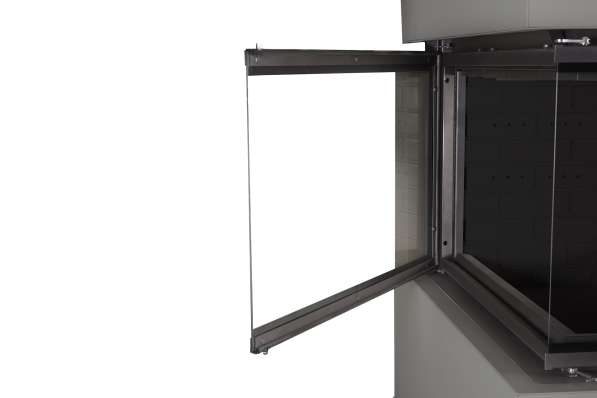 Камин Родос 900 ГРАФИТ, шамот черный в Орше