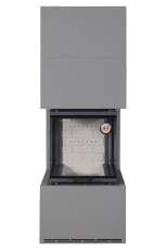 Камин Родос 900 ГРАФИТ, шамот белый в Орше