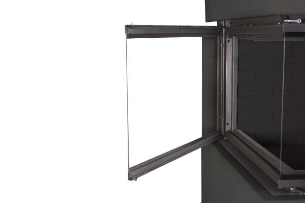 Камин Родос 900 ЧЕРНЫЙ, шамот черный в Орше