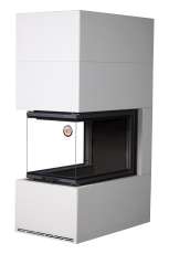 Камин Родос 900 СЛОНОВАЯ КОСТЬ, шамот черный в Орше