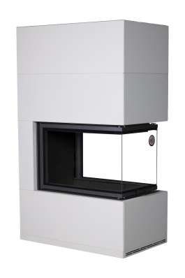 Камин Родос 900 СЛОНОВАЯ КОСТЬ, шамот черный в Орше