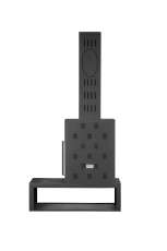 Камин МАДРИД на дровнике Гигант слева черный\белый шамот в Орше