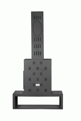 Камин МАДРИД на дровнике Гигант центральный черный\белый шамот в Орше