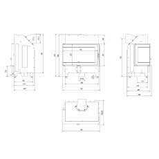 Каминная топка ILDNORD MALMO в Орше