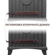 Печь-камин Везувий KZ-14РS Антрацит в Орше