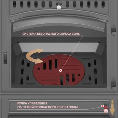 Печь-камин Везувий LV-12 Антрацит в Орше