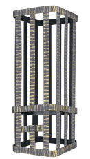 Сетка на трубу для Ураган 250х250х750 Гром 30 под шибер купить в Орше