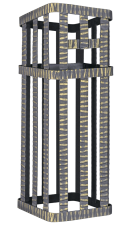 Сетка на трубу (250х250х500) Гефест ЗК 18/25/30, Гром 30 под шибер купить в Орше