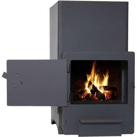 Печь банная Копеечка с выносной топкой стальная фото в Орше