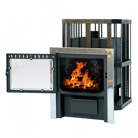 Печь банная Катунь со стеклом в Орше