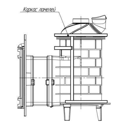 Банная печь ProMetall Атмосфера ламели Жадеит в Орше