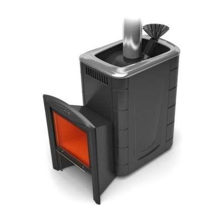 Печь для бани Термофор Гейзер 2014 Inox Витра ЗК антрацит купить в Орше